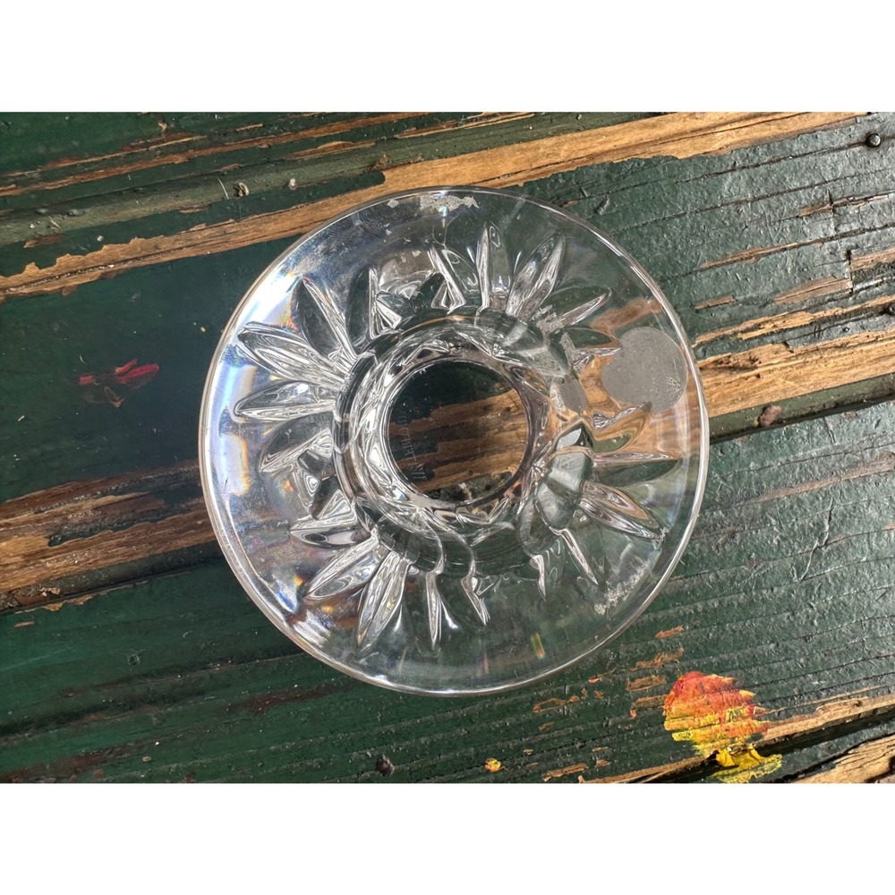 Waterford Crystal Lismore Coaster Wine Bottle Coaster Trinket Dish 4.5 Inch